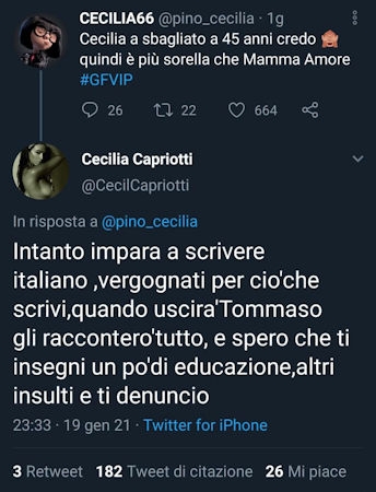 cecilia capriotti tweet